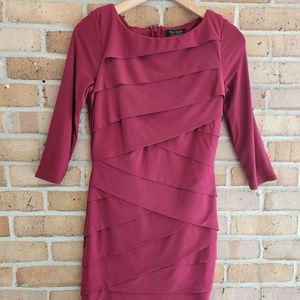 White House Black Market Red Dress (6)